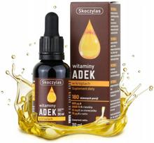 Maisto papildas Skoczylas ADEK Vitamin A D3 E K2 MK-7 lašai 30 ml
