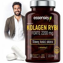 Kolagenas FISH FORTE su vitaminu C, jūriniu kolagenu, sąnariams, kaulams ir odai