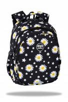 Mergaičių kuprinė COOLPACK, juoda su gėlėmis, 19 l