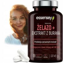 Geležies chelatas Forte su burokėlių ekstraktu, vitaminais C, B6, B9, B12