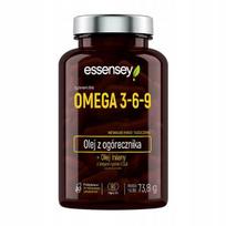 Maisto papildas Omega 3-6-9 + Vitaminas E, 90 kapsulių, linų sėmenų ir žuvų aliejus