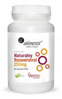 Maisto papildas Aliness Natural Resveratrol Veri-Te 250mg, 60 kaps.