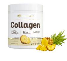 Kolagenas OLIMP 5000 mg ananasų skonio, žuvų kolagenas, hialurono rūgštis, 240 g