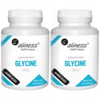 Aminorūgštis glicinas 800mg, 2 x 100 kapsulių, ALINESS