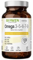 Maisto papildas Biowen OMEGA 3-5-6-7-9 60 DHA kapsulių su krilių, dumblių, žuvų ir šaltalankių aliejumi