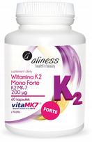 Vitaminai Aliness Vitamin K2 su natto MK-7 200µg, 60 kaps.