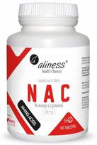Maisto papildas Aliness NAC N-Acetyl-L-Cysteine 190 mg, 100 veganiškų tablečių