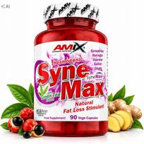 Riebalų degintojas AMIX SyneMax 90 kapsulių su sinefrinu, guarana ir kofeinu