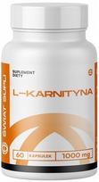 Maisto papildas L-Carnitine 1000 mg, 60 kapsulių, WORLD SUPLI