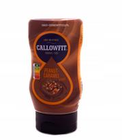 Sirupas CallowFit, 300 ml, žemai kaloringas, be pridėtinio cukraus, žemės riešutų ir karamelės skonio