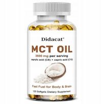 MCT aliejaus kapsulės 3600 mg C8 C10 Keto Fuel, be GMO