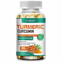 Maisto papildas Turmeric 95% Curcumin 1950 mg su juodųjų pipirų ekstraktu