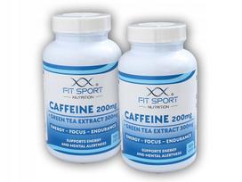 Maisto papildas Caffeine 200mg + Green Tea Extract 300mg, 120 kapsulių, 2 vnt.