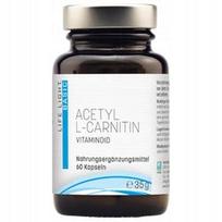 Maisto papildas Acetyl L carnitine 500mg, 60 kaps.