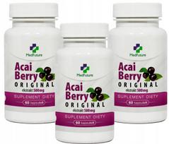 Riebalų degintojas BERRY ACAI BERRY ORIGINAL, 180 kapsulių