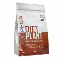 Diet Plant Protein 1000 g baltymų milteliai, belgiškas šokoladas