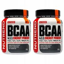BCAA milteliai 4:1:1 Leucine Beta-alanine 500g, 2 vnt., NUTREND