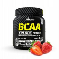 Aminorūgštys OLIMP BCAA Xplode 500g su L-glutaminu, braškių skonio
