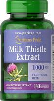Maisto papildas Puritans Pride Milk Thistle Extract 1000 mg 180 kaps.