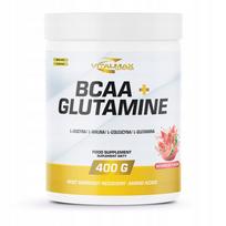 Aminorūgštės Vitalmax BCAA + Glutamine 400g arbūzų skonio