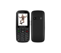 Evolveo - EasyPhone EG 2G mobilusis telefonas senjorams, juodas