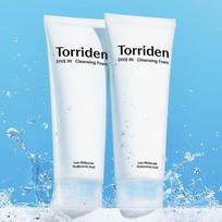 TORRIDEN Dive-In Low Molecular Hyaluronic Acid Cleansing Foam 150ml × 2 pcs white
