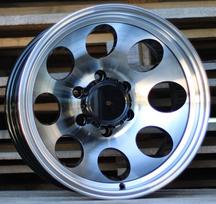 Ratlankis RACINGLINE BY997 R17x10 6x139.7 ET -52 CB 110.1 (Black Polished) (1000 kg)