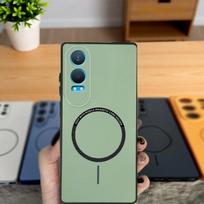 For OnePlus Nord CE4 Lite Case OnePlus Nord CE4 Lite Phone Case 1+Nord CE4 Lite Cover Color magnetic hard Silicone back cover OnePlus Nord CE4 Lite gray