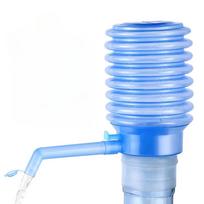 Manual Water Pump Dispenser Portable HandWater Pump, Household Water Jug Tap Spout with Switch for Home Office Outdoor mėlyna