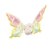 Electric Light Up Flapping Butterfly Wings for Kids LED Glowing Angel Fairy Costume B white