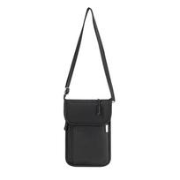 Waterproof Passport Pouch Adjustable Strap RFID Blocking Travel Document Pack Anti-Theft Smooth Zipper Credit Cards Holder juoda