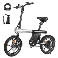 AVDLEU - Folding Electric Bike - 16  Wheels - 250W 25km/h Motor - 36V 12.8Ah Battery - Range 60-90km (ASSIST Mode)