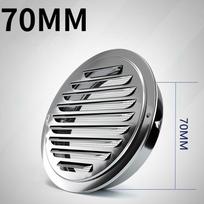 Stainless Steel Exterior Wall Air Outlet Vent Grille 70-200mm Round Duct Cap Air Ventilation Cover Hole Plug Ventilation System