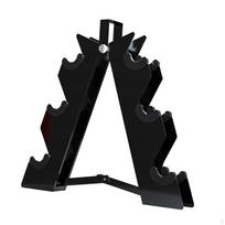 Dumbbell Rack Holder 3 Tiers Bracket, Dumbbells Vertical Stand, Weight Stand for Home, Gym black