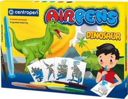 Flomasteriai pučiami Centropen Airpens Dinosaur 5 +1 spalvų