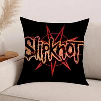 Rock Band S-Slipknot Pillow Case Office Cushions Suitable For Sofa Car Bedroom Decorative Cushion Cover 30cm x 30cm brown