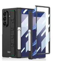 Suitable for Samsung Z Fold7 Mobile Phone Case Elastic Wristband Bracket Simple Protective Cover Rotating Shaft Shell Film Ultra Thin Hard SM-Fold7