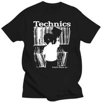 TECHNICS MARŠKINĖLIAI Vaikas gerai išmokyk juos Viniliniai DJ VISI DYDŽIAI Vyrai Moterys Unisex Nauji mados marškinėliai S juoda