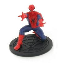 Marvel Ultimate Spider-Man - Spider-Man Crouch Down Figure, 7cm