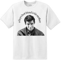 Norman Bates Psycho Best Friend Funny Horror Mum Halloween Unisex T-shirts S įvairiaspalvis