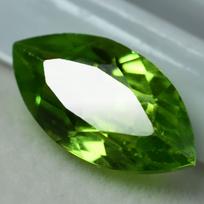 NATURAL Peridot MARQUISH CUT 10.22 Carat Faceted Gemstone Best Quality 14.14 mm approx žalia