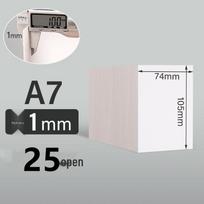 Thick White Cardboard for DIY Trading Cards & Models white