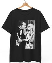 Vincent Price Shirt, Skeleton Tee, Unisex Soft Cotton T-shirt | Vintage Horror XXXXL gray
