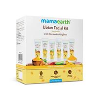 Mamaearth Ubtan veido rinkinys su ciberžole ir šafranu švytinčiai odai - 60 g white