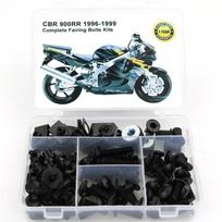 Fit For Honda CBR 900RR 1996 1997 1998 1999 Motorcycle Covering Full Fairing Bolts Kit Bodywork Screws Nuts Fairing Clips juoda