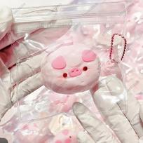 Little Piggy Taba Squishy Cute Little Pig Head Silicone Mushy Squeeze hi Toy Stress Relief Gift Hand Relaxation white