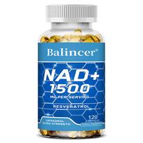 Liposominis NAD+ 1500 mg su resveratroliu, 120 kapsulių Maisto papildas 120 Capsules