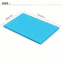 Large Sticky Notes 4x6 IN, (46 Sheet/Pad) Lined Sticky Notes 4x6 Bright/Pastel Sticky Notes Lined Large Sticky Note Pads Large Sticky Notes Bulk blue