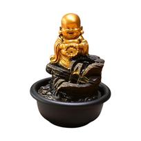 Mažas stalinis fontanas, vandens elementas, Feng Shui ornamentai svetainei, biurui, namams black