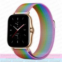 20mm/22mm Milanese loop band For Amazfit GTS/4/2/2e/3/GTS2 Mini/GTR 47/GTR2/4/3/Pro Watch Bracelet correa Amazfit bip 6 5 straps 20mm watch band gray